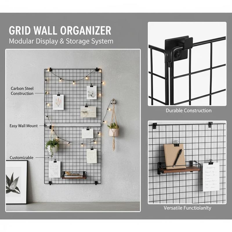 3 Packs Grid Wall Panels, 2 x  - Art Craft Show 评论和价格