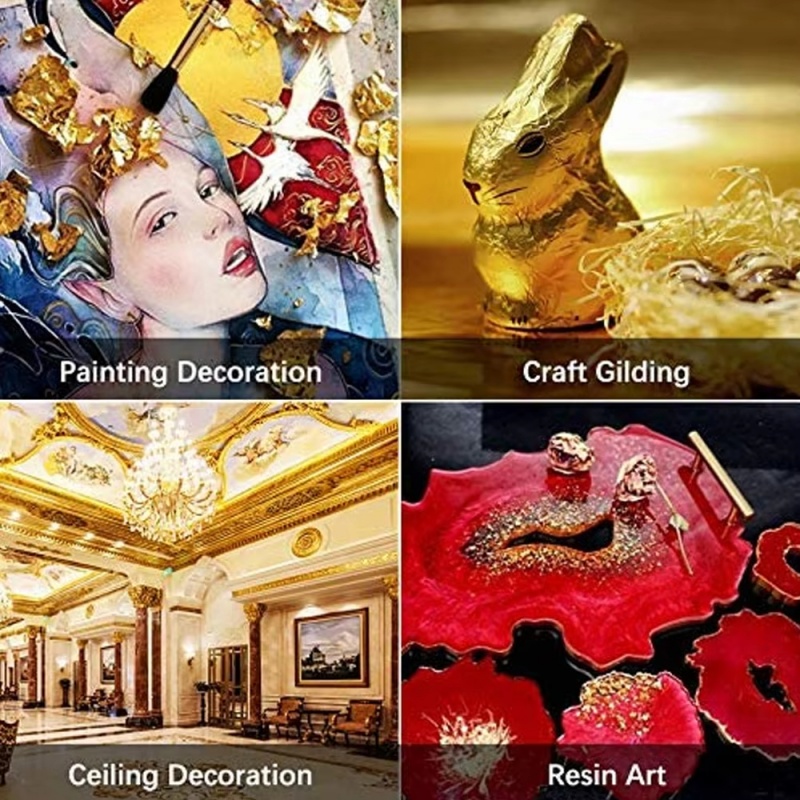 100pcs Imitation Gold Sliver C - Art Craft Leaves 评论和价格