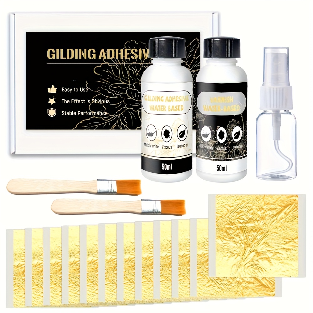 50ml+50ml Golden Leaf Glue, pr - Art Craft Using Leaves 评论和价格