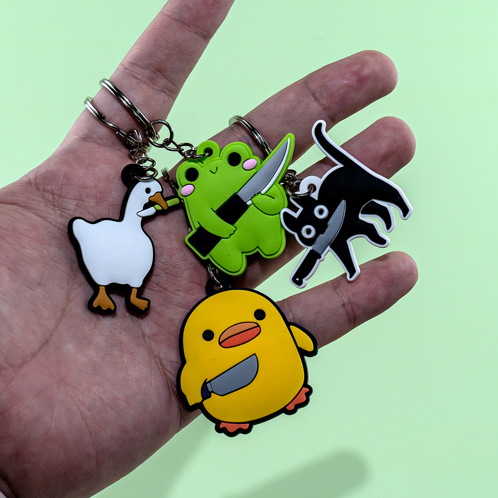 20PCS Cute Animal Keychain Kaw - Art Craft Duck 评论和价格