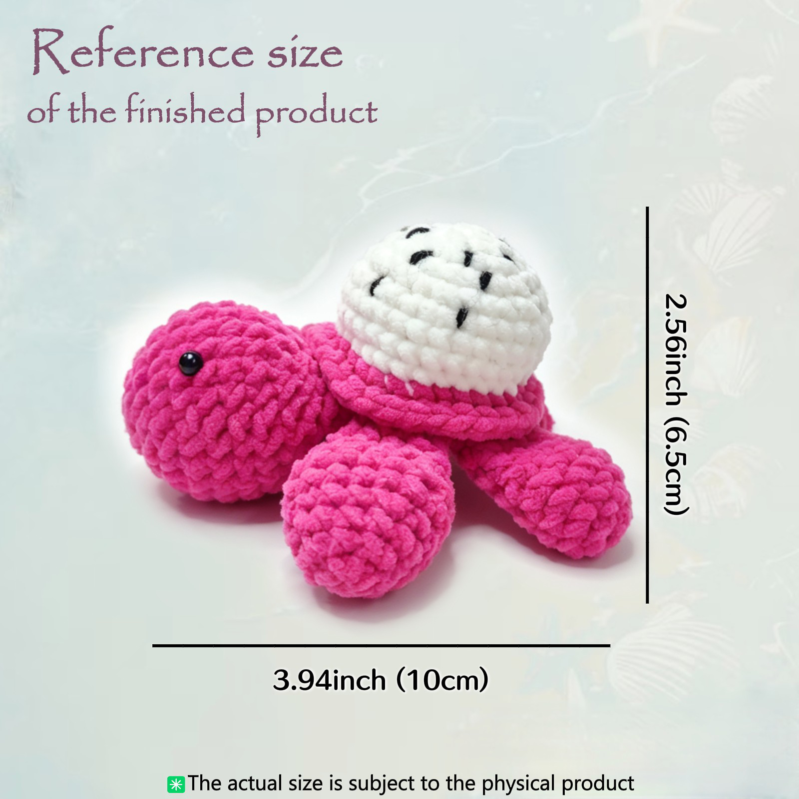 YAMAXIN 1PC Turtle Crochet Kit - Crochet Hook Set 评论和价格