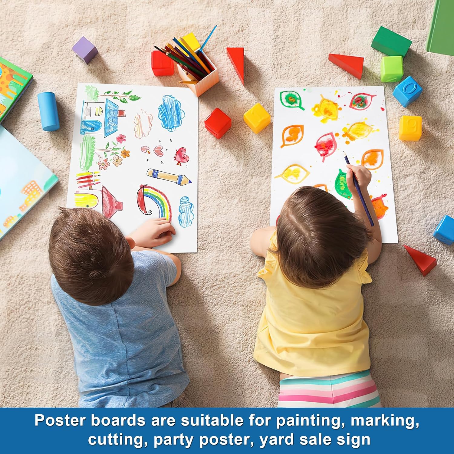 25 Pack White Poster Board 11. - Art Craft Paper 评论和价格