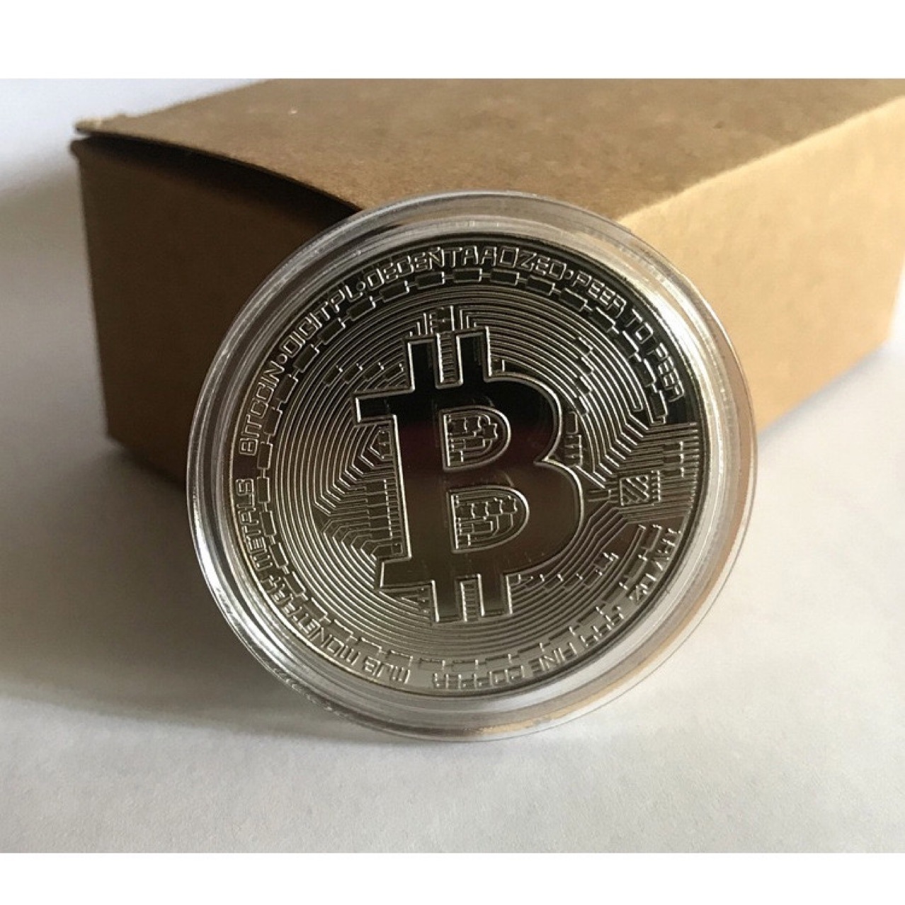 Gold Plated Bitcoin Coin Colle - Art Craft Movement 评论和价格