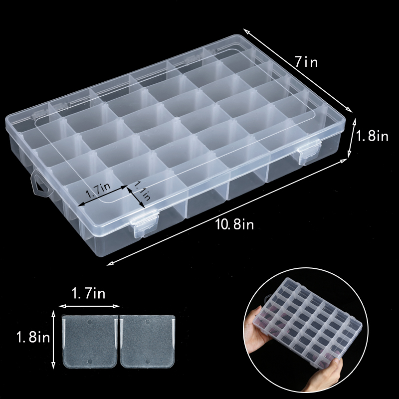36 Grids Plastic Organizer Box - Art Craft Display 评论和价格