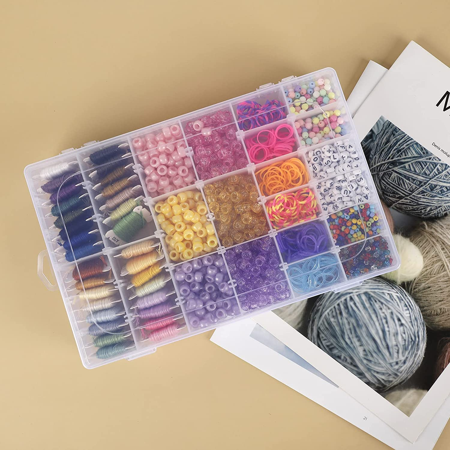 36 Grids Plastic Organizer Box - Art Craft Display 评论和价格
