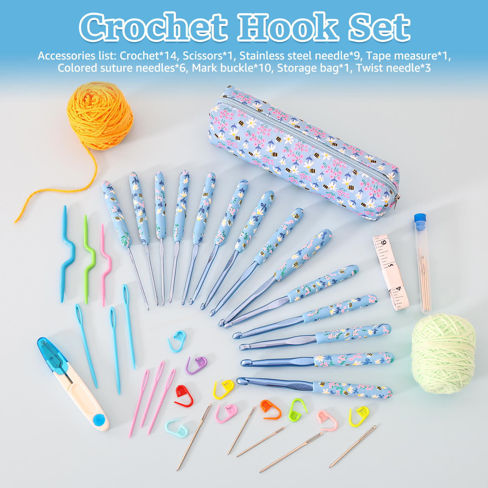 Colorful Crochet Hooks Set Erg - Crochet Hook Set 评论和价格
