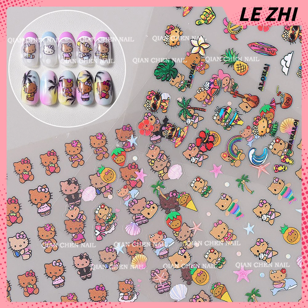 Kawaii Cartoon Nail Art Sticke - Art Craft Movement 评论和价格