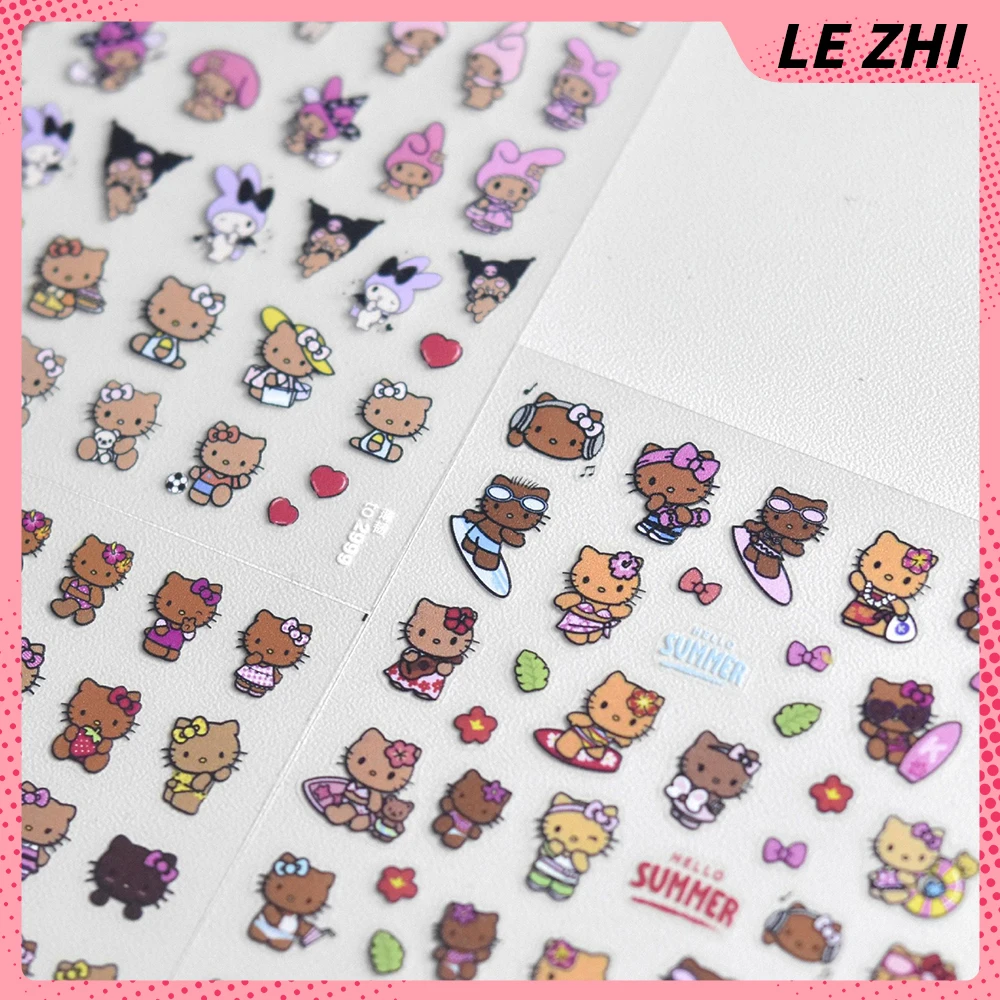 Kawaii Cartoon Nail Art Sticke - Art Craft Movement 评论和价格